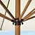 Best Choice Products 9ft Deep Square Solar Powered LED Lighted Patio Umbrella w/Faux Wood Texture, UV-Resistant Fabric, Hand Crank - Ivory