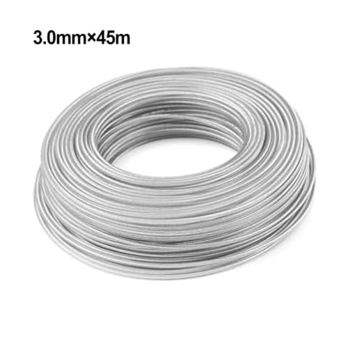 Lawn Cleaning Wire Trimming Steel Core Anti-Tangle Performance Excellent (3.0mmx45m) miniatura 2