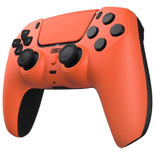 Image of Custom Controllerzz Custom Wireless Controller Compatible with PS5 - Multiple Designs Available (Orange)