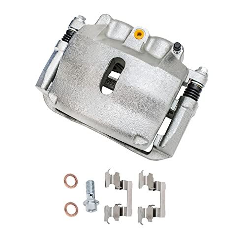 Image of Detroit Axle - Front Brake Kit for 2004 2005 Ford F-150, Disc Brake Caliper Ceramic Brake Pads Replacement