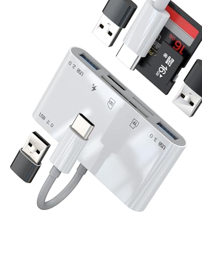 Supporta una varietà di dispositivi: la porta USB-A supporta unità flash USB, lettori di schede USB, tastiere, mouse, cuffie USB, microfoni USB, pianoforti digitali e hub USB. Supporta tutti i dispositivi con porta USB-C tra cui iPhone 15 Pro Max, per iPad, compatibile con telefoni Samsung e tablet e laptop. Realizzato in materiale ABS di alta qualità, l'adattatore è abbastanza resistente da resistere alle esigenze di uso quotidiano.