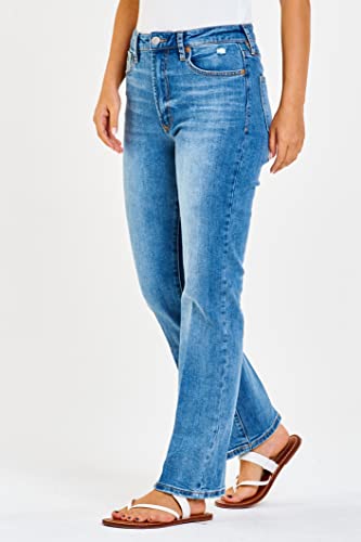 DEAR JOHN Paris Bootcut Jeans for Women - High Rise Highwaisted Denim Comfort Classic Fit Full Length Inseam3