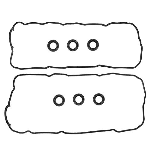 LIMICAR Cylinder Valve Cover Gasket Set VS50588R Compatible w/ 99-06 Lexus ES300 RX330 3.0L 3.3L 06-08 RX400H 3.3L 99-04 Toyota Avalon 3.0L 04-06 Camry 3.0 3.3L 00-06 Sienna 3.0 3.3L 04-08 Solara 3.3L