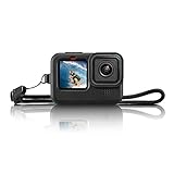 Taisioner Silicon Protective Housing Case for GoPro Hero 10 Hero 9 Black Sleeve Housing Frame with Lanyard and Lens Cover Accessory