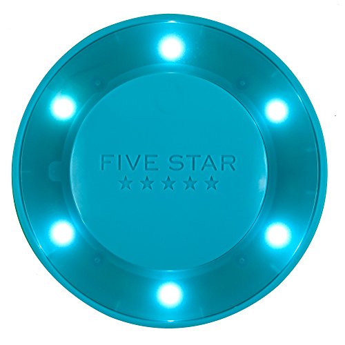 Five Star Locker Accessories, Locker Light, Push Button Light, Colored LED, Magnetic, 4