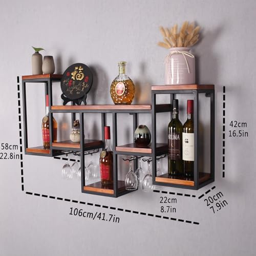 Étagère multifonctionnelle pour bouteilles de bar afin de libérer de l'espace
