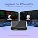 TCCZUIL Wireless CarPlay Adapter for iPhone with HDMI Input Port, 2-in-1 Car TV Mate Converter Compatible with Switch, TV Sticks, for Cars with Factory OEM Wired CarPlay from 2016,Firmware Update OTA