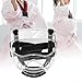Colaxi Taekwondo Face Mask Face Guard Removable Taekwondo Face Shield Face Protection Cover for Wrestling, Sanda, Sparring, Training, Black Strap