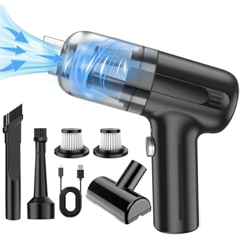 FEIMUOSI Car Vacuum Cleaner High Power - 3 in 1 12000PA Brushless Motor Handheld Vacuum for Car Portable Mini Vacuum Cleaner for Car Wireless Car Vacuum Cleaner Strong Suction for Keyboard Pet Hair Cover