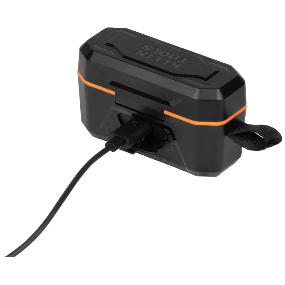 KLEIN TOOLS AESEB1S Smart Sense True Wireless Auricolari di sicurezza con Bluetooth e consapevolezza della situazione, protezione dell'udito 26 dB, durata 30 ore
