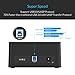 ORICO USB 3.0 to SATA Hard Drive Docking Station Tool Free Supports 18TB for 3.5/2.5 Inch HDD SSD with 3.3Ft USB Cable -6619US3