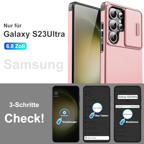 Coque Samsung S23 Ultra rose avec film écran pour le quotidien