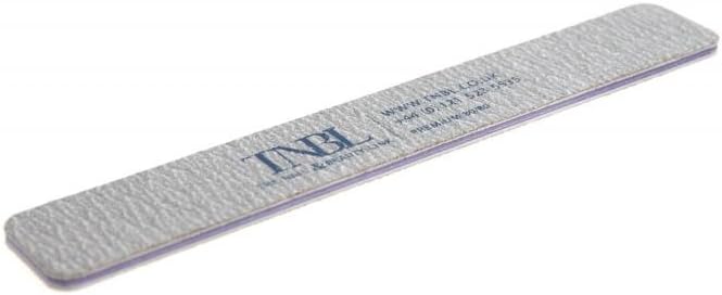 Nail File Premium Quality (100/180 Grit Square Zebra) Pack of 10 for Manicure & Pedicure Shaping & Styling