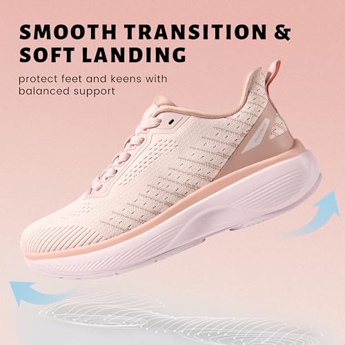 Image of Wondamo Women's Walking Shoes Slip On (Runs Large: Order Size Down) Comfortable Rebound Running Tennis Shoes Lightweight Breathable Non Slip Supportive Casual Athletic Fashion Sneakers