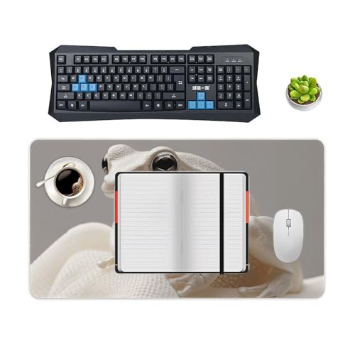 Tapis de bureau antidérapant grenouille pour protéger votre table des taches