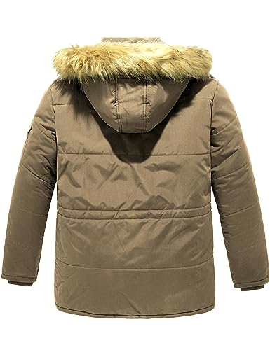 Image of Soularge Men's Big and Tall Winter Warm Heavy Hooded Parka Jacket