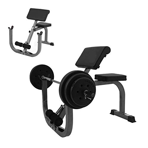 [US stock] Roman Chair Weight Bench Arm Curl Weight Bench Preacher Curl Isolated Barbell Dumbbell Biceps Station Roman Chair,Maximum load capacity of 330 pounds
