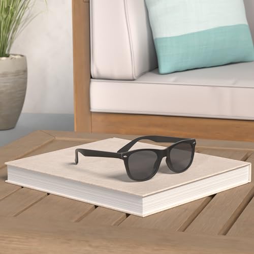 Image of DEMIKOS Sunglasses Men Polarized Sunglasses for Mens Womens Retro Mirror Lens for Driving Fishing UV Protection