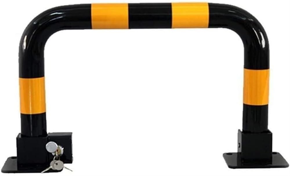 SaryEdge Parking Guardrails Lockable Parking Barrier Parking Latch Bumper Parking Lock to Lock Parking Lock Block Cars Occupying Lock The Arched Garage Door Car Lock Suolong,