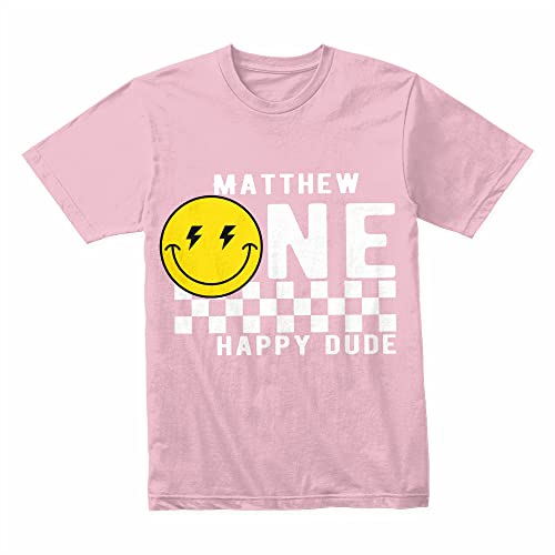 Personalized One Happy Dude 1st Birthday, One Happy Dude 1st Party Shirt4