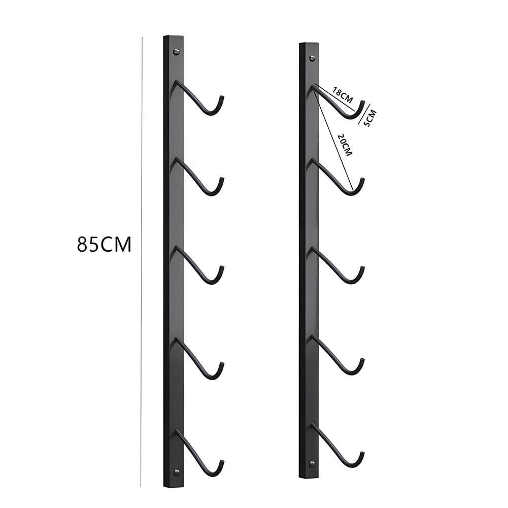 Almacenamiento De Esquís Montado En La Pared, Soporte Para Esquís En El 4.º, 5.º, 6.º O 7.º Piso, Estante Para Exhibir Tablas De Snowboard Y Esquís, Para El Hogar, La Habitación Y El Garaje(Height-85