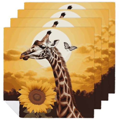 Servilletas de tela cuadradas Floral 47.5x47.5 cm pack 6 miniatura 1