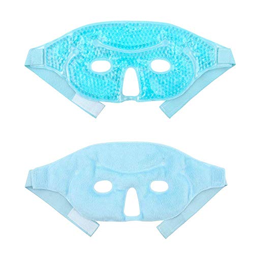 Hot and Cold Therapy Gel Bead Facial Eye Mask by