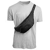 Gold BJJ Goshi Waist Pack - Jiu Jitsu Crossbody and Fanny Pack Bag for No-Gi Training with Wet Gear Storage (Olive)