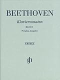 Klaviersonaten, Band I, op. 2-22, Perahia-Ausgabe; Leinenausgabe: Besetzung: Klavier zu zwei Händen (G. Henle Urtext-Ausgabe) - Ludwig van Beethoven, Hrsg.: Norbert Gertsch, Hrsg.: Murray Perahia 