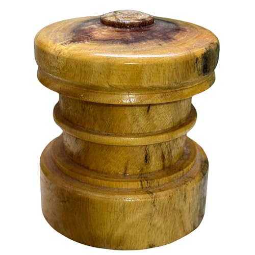 Image of InteRES Dhichaniyu - Traditional Kathiyawadi Wooden Eating Support | A Legacy of Gujarat's Dining Rituals | Inspired by Ayurveda | Unique Wooden Gift for Ayurveda & Culture Lover | Knee Support