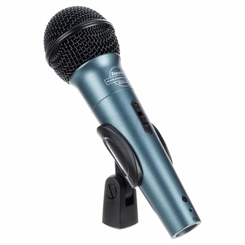 Image of Superlux Cardioid Dynamic Vocal Microphone (XLR) - High-SPL 130 dB, Durable Live-Performance Mic with Clip, Adapter & Carry Pouch - Singing, Podcasting & Broadcasting