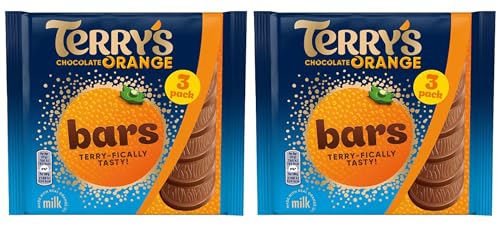 Terrys Chocolate Orange Bars Britische Schokolade Orangenschokolade 2x (3x 35g) importiert von Shestore24