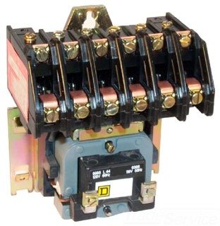 SCHNEIDER ELECTRIC 8903LO60V02 Lighting Contactor 600-Vac 30-Amp L Electrical Box