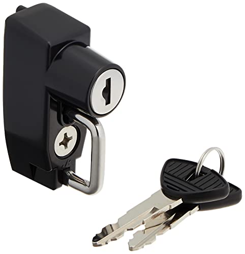 キジマ(Kijima) バイクパーツ ヘルメットロック ホルダー スチール製 盗難防止 ハーレー純正ナンバープレート裏装着 ブラック HD-05137のサムネイル