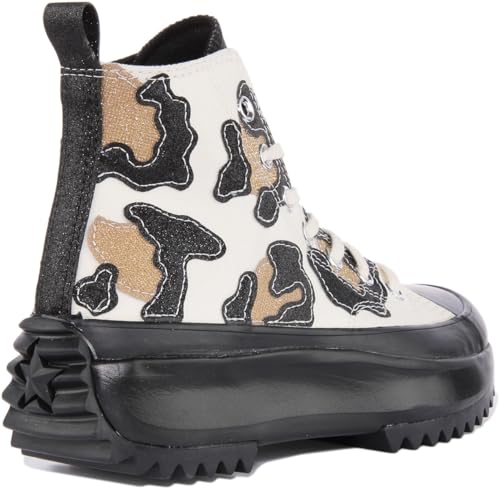 Converse Run Star Hike Hi Women's Lace Up Canvas Platform Trainers3