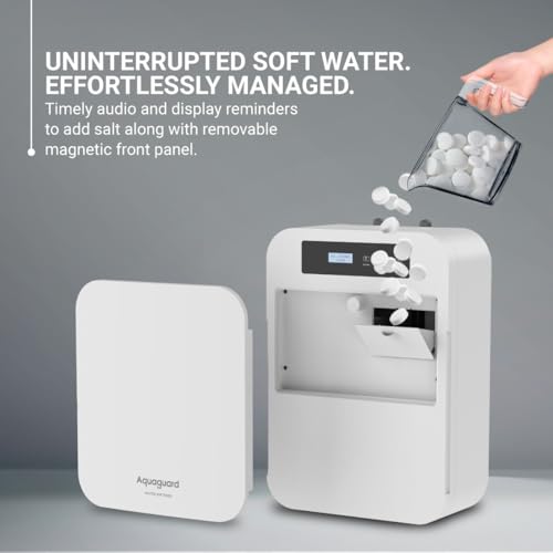 Image of Aquaguard AWS C-500 Automatic Bathroom Water Softener | Protects Skin, Hair & Geysers from Hard Water| Advanced Ionic Transfer Tech|Ideal for Bathrooms & Apartments Use|Automatic Recharge|Wall Mounted