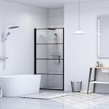 Photo Gallery qohoio porta per doccia in vetro temperato 100x178 cm nera,porta per doccia,doccia porta,box doccia-146885 Photo Gallery qohoio porta per doccia in vetro temperato 100x178 cm nera,porta per doccia,doccia porta,box doccia-146885