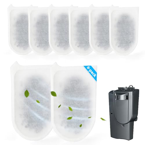 TGHongKy 6X Tampons Filtrants pour Tetra EasyCrystal C600 Filtre Pack Intérieur Cartouches pour Filtre pour Aquarium pour Tetra C600 Matériau Filtrant avec...