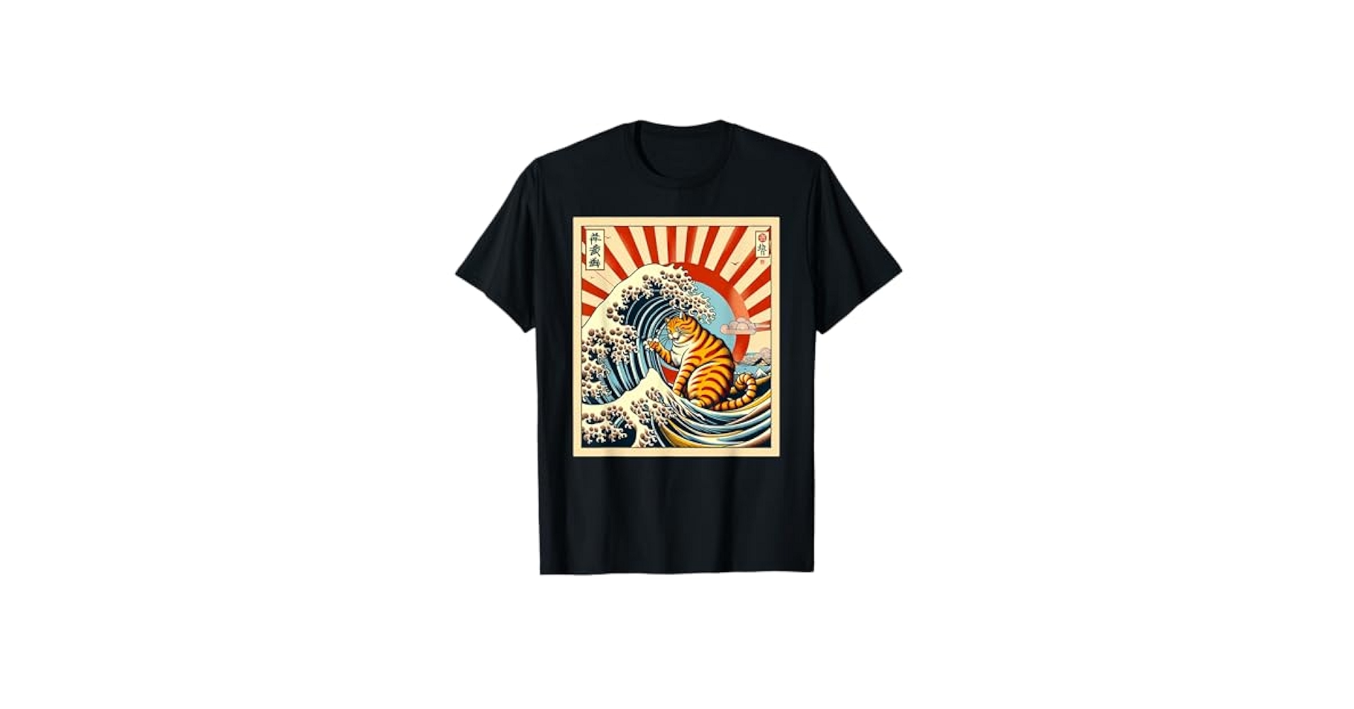 Amazon.com: Catzilla Cat Japanese Art The Great Wave off