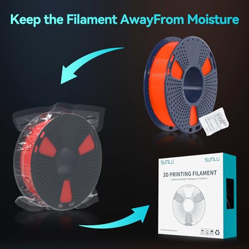 Image of SUNLU Glow in The Dark PLA Filament 1.75mm, Neatly Wound Luminous PLA 3D Printer Filament, Dimensional Accuracy + /- 0.02mm, Fit Most FDM 3D Printers, 1kg Spool (2.2lbs), White to Glow Blue