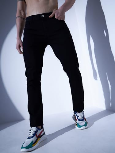 Image of Hubberholme Men's Stretchable Slim Fit Jeans - Casual Cotton Jeans for Men