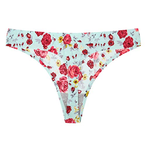 Image of Thongs for Women Seamless Underwear Low Rise Panties Thong