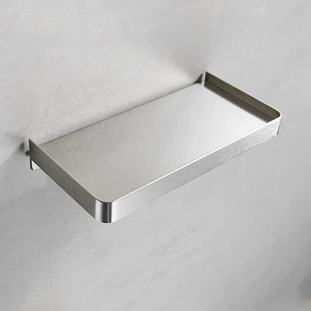 Punch Free 304 Stainless Steel Mobile Phone Holder Bathroom Shelf