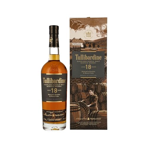 Generisch Tullibardine 18 Jahre - Single Highland Malt Scotch Whisky (Limitiert) (1x0,7l)