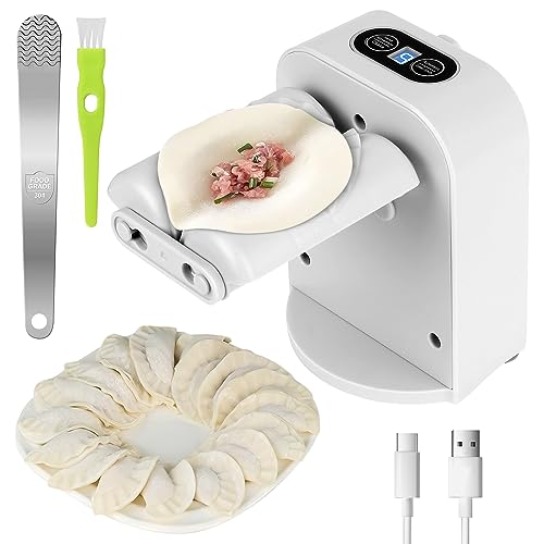 Macchina Elettrica Per Ravioli E Gnocchi – Automatica E Manuale, Con Batteria 1000mAh, Include Pennello E Cucchiaio Inox