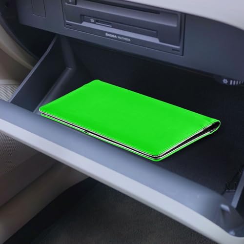Organizador para documentos de cuero compacto miniatura 6