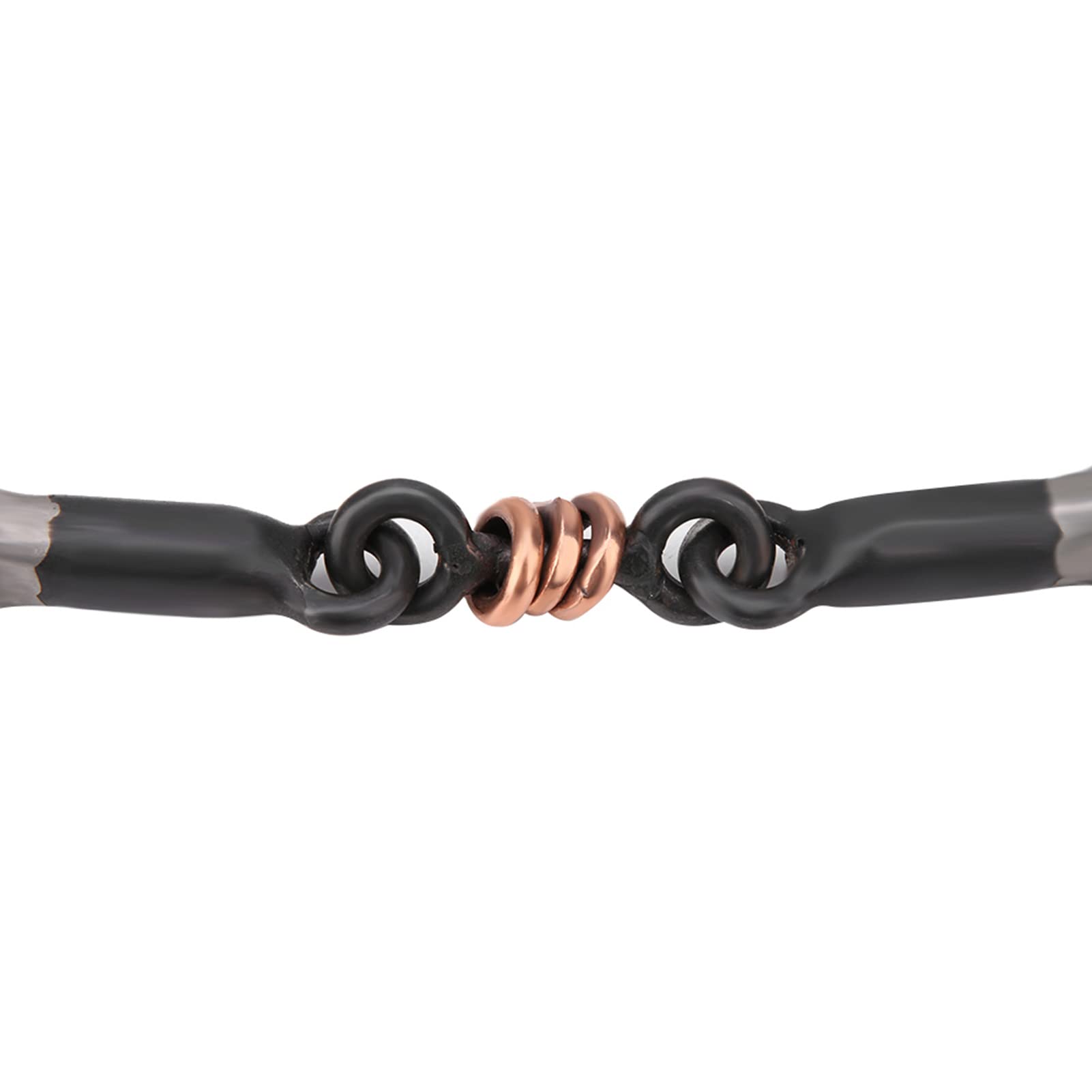 Yosoo Horse Snaffle Horse Chew Stainless Steel Gag Bit, Horse Snaffle Bits for Training Equestrian Equipment, Multi Loop All Purpose Snaffle Bits for Horses Equestrian