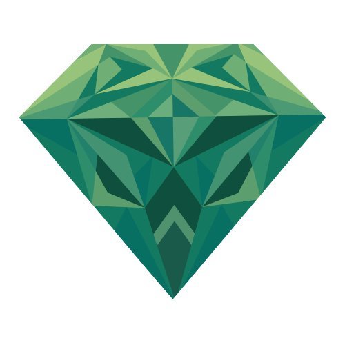 Miniatura 2 de Chef Rubber Manteca de cacao, colección Jewel - Esfena verde, 1.7 onzas