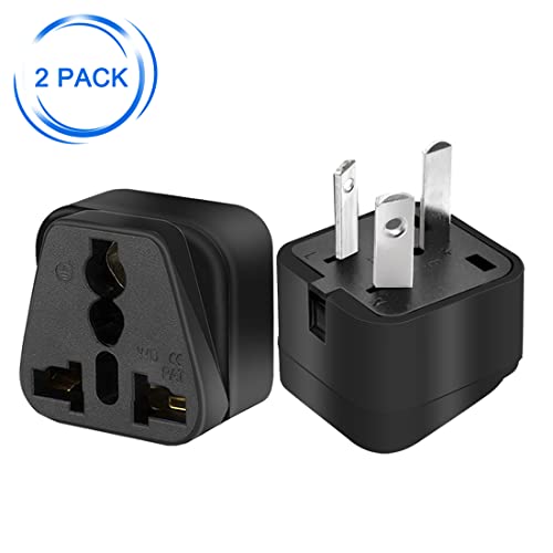 Strhowill 2Pack) Aus Plug To Uk/Us/Eu Socket Power Converter,Australia 3 Prong Travel Plug Adapter,3 Pin Male Plug Of Ustralia thumb #1