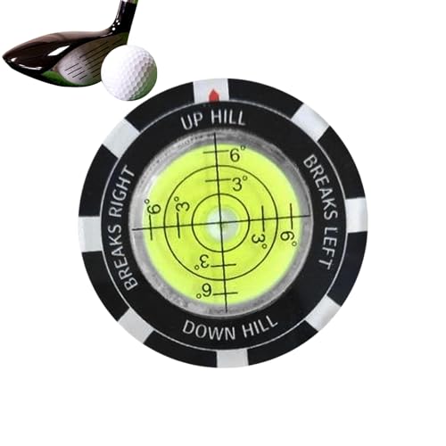 Lector verde de golf, herramienta de entrenamiento de alta precisión para marcador de bolas, ayuda de lectura de línea de putt de golf, para adultos, hombres, mujeres, principiantes, aficionados al